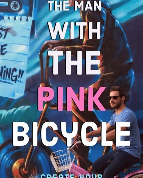 THE MAN WITH THE PINK BICYCLE